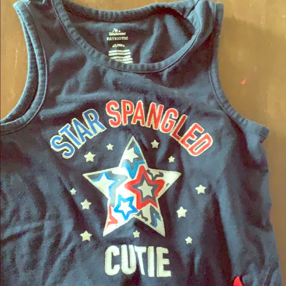 Tank top size 4T